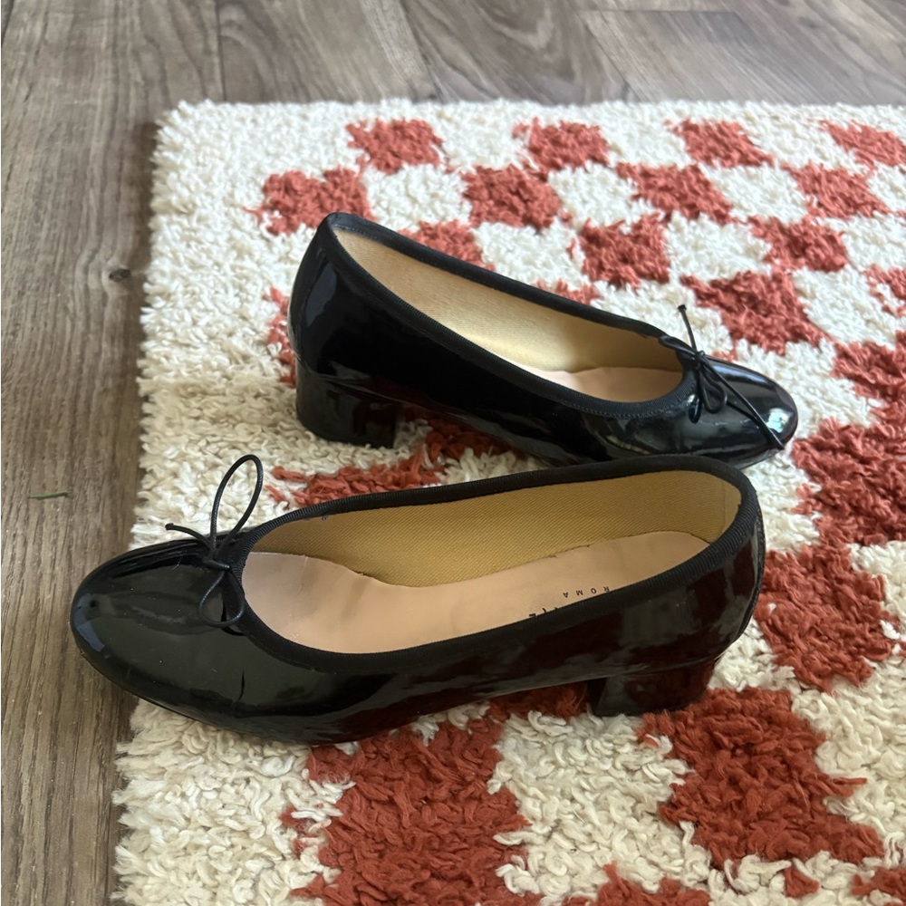 Ballerette Aventino Patent Heeled Flats - Picture 8 of 9